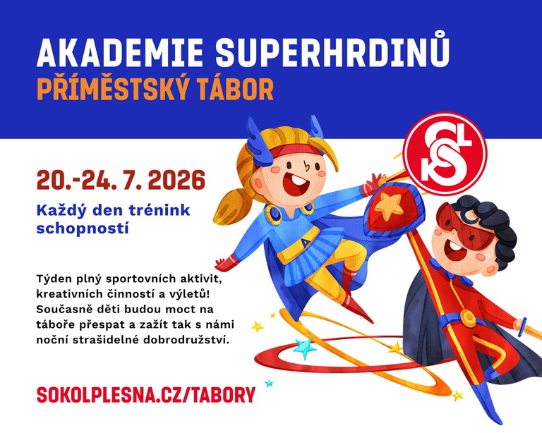 Léto se Sokolem 2026 - Akademie superhrdinů