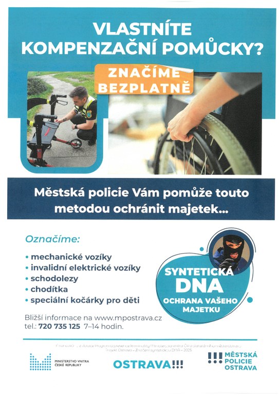 Značení kompenzačních pomůcek 
